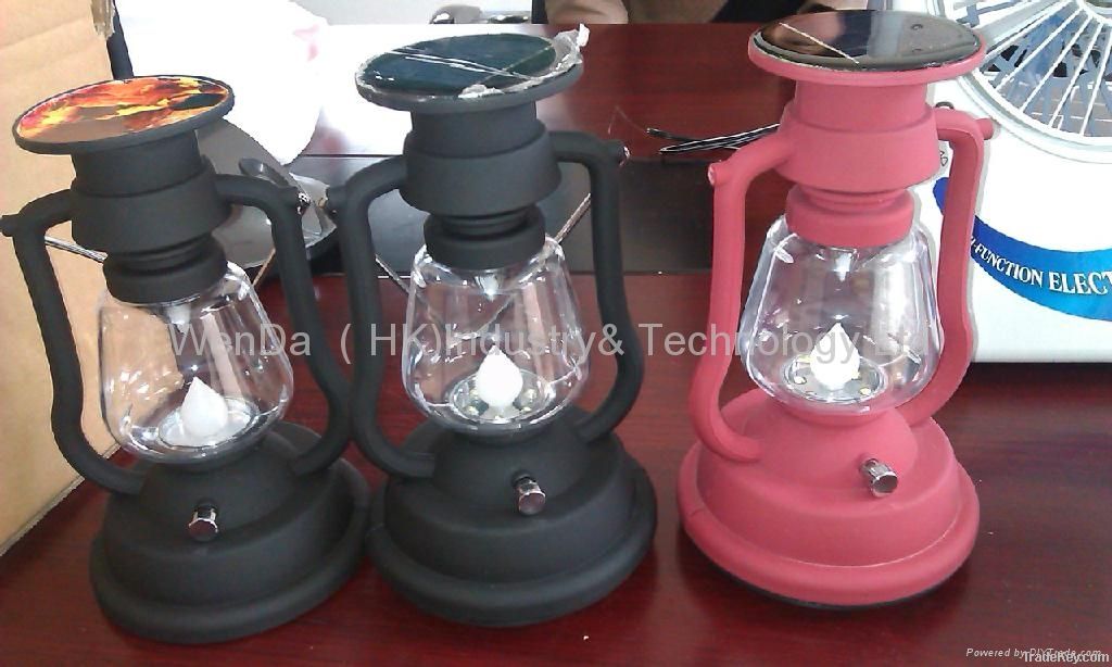 7led Dynamo&Solar Power Camping Lantern