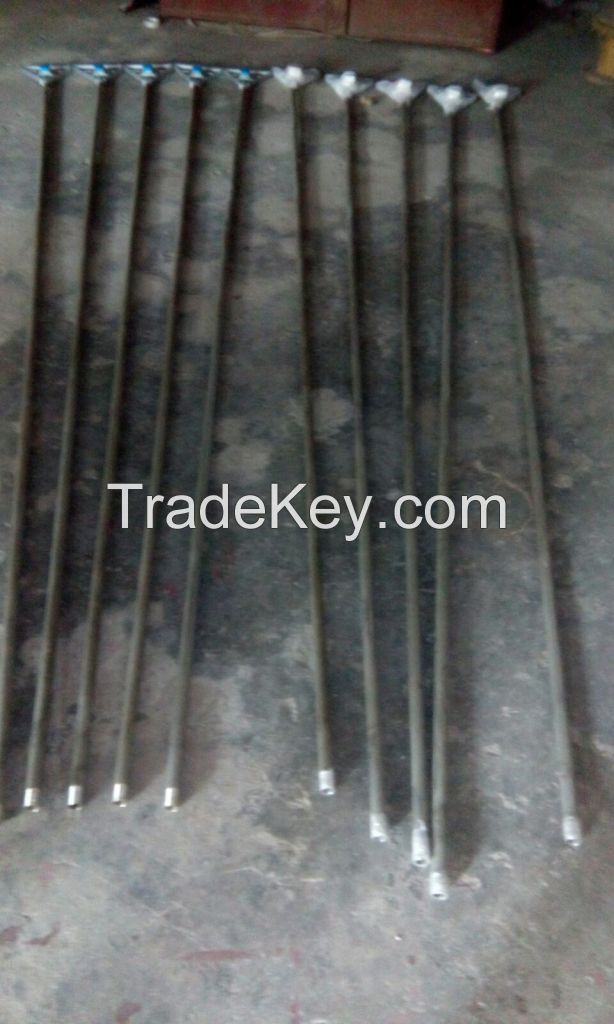Lance assembly for Thermocouple Tips for molten metal temperature.
