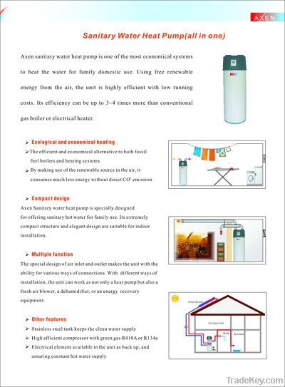 Sanitary water heat pump