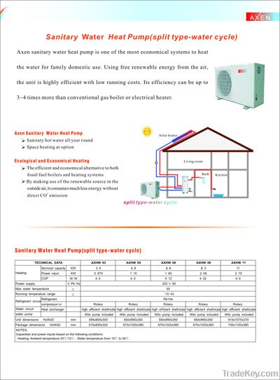 air to water heat pump