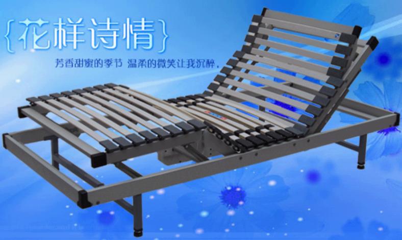 Electric slat bed frame