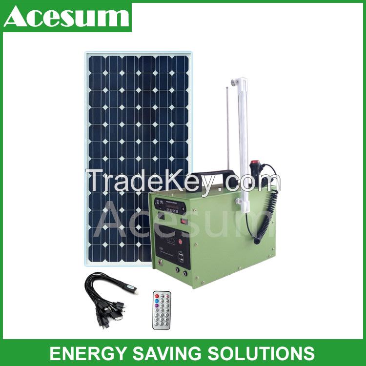 Acesum solar power system 12AH soalr kits