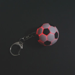 LED flashing football keychains