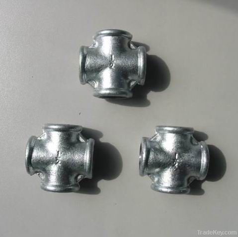 malleable iron fitting cross
