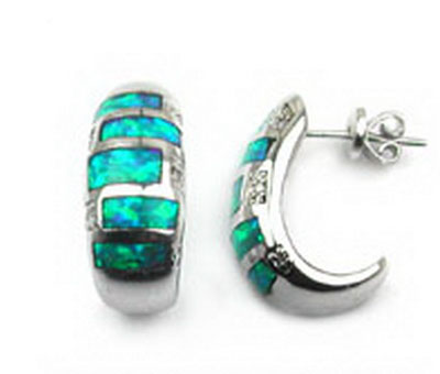 Fashion opal 925 silver earring 22OP0010