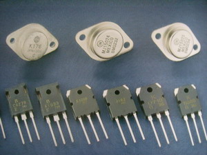 Diode, Audion, Transistor, Mosfet, Schottky, IGBT;