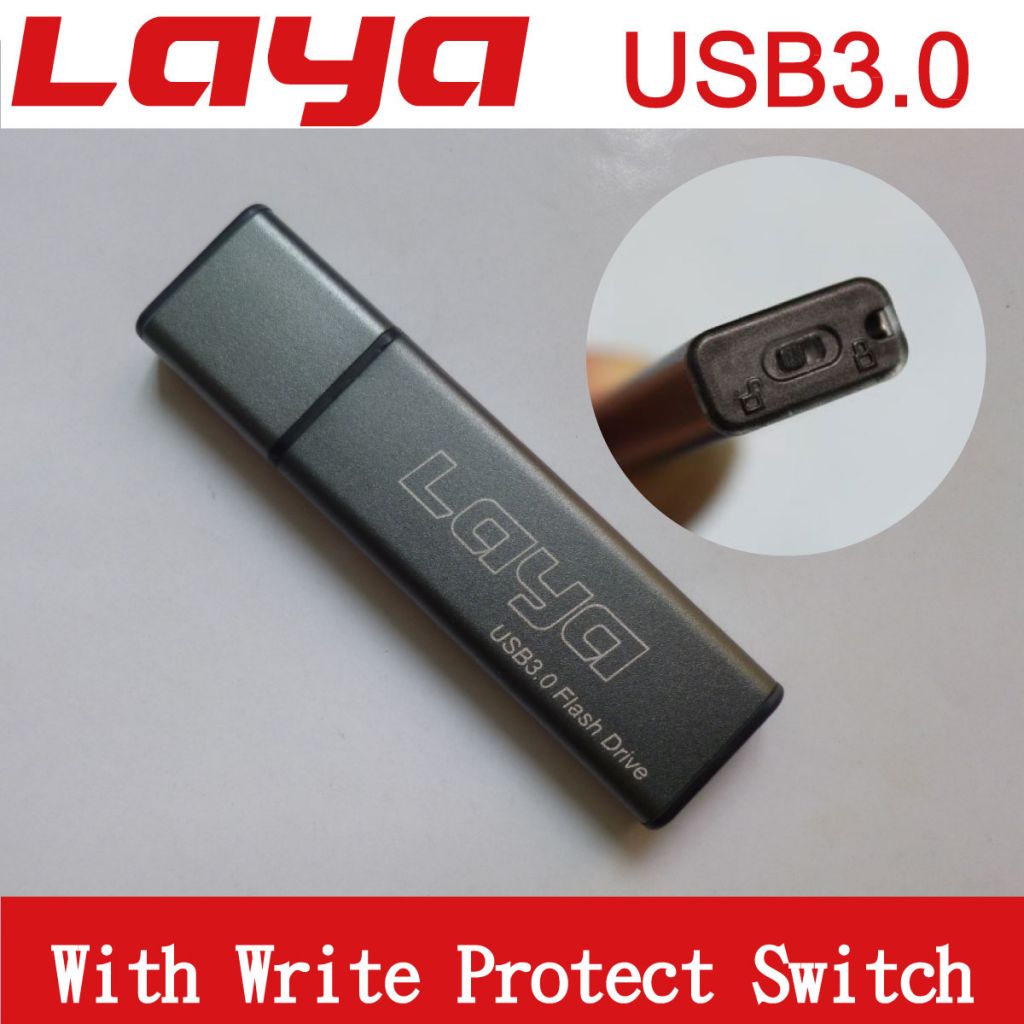 NEW Design. USB3.0 Flash Drive with Write Protect Switch. High Speed USB3.0 Pen Drive