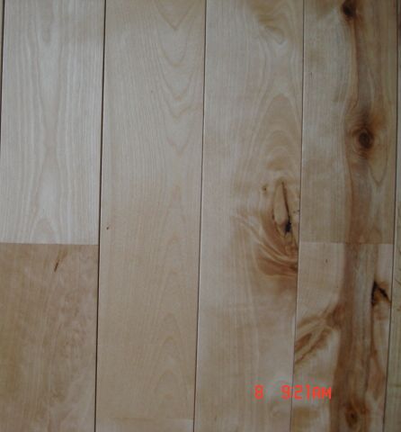 Solid Birch Finger Jointed Flooring