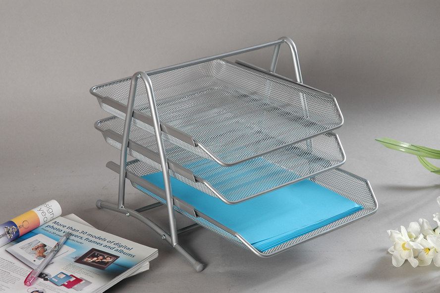 3-tier document tray