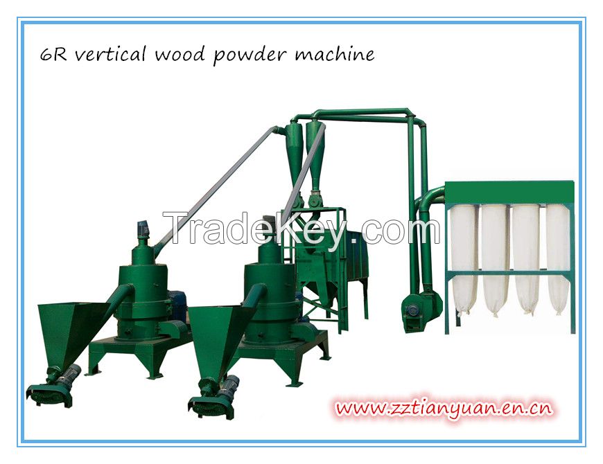 2016 Newest 6R Vertical Wood Powder Machine From China