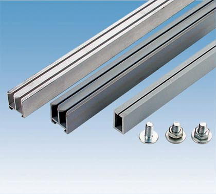Aluminum Alloy /PVC Hang-up Bar with Double Grooves
