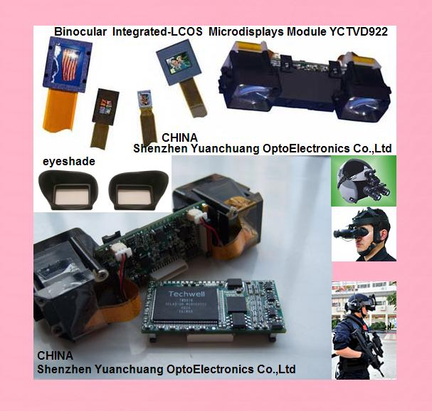 Binocular  Integrated-LCOS  Microdisplays  YCTVD922