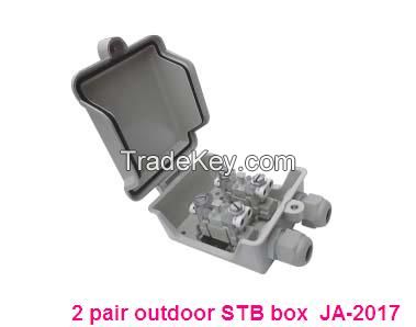 4 pairs Outdoor screw locking STB Distribution point box for STB module