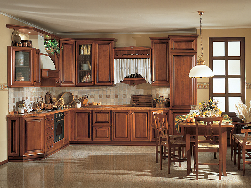 Archaize Solid Wood Kitchen Cabinet
