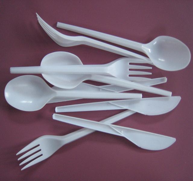 plastic spoon/fork/knives