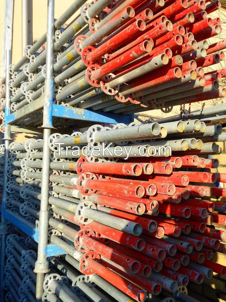 Layher modular scaffolding used 1000 sqare meter