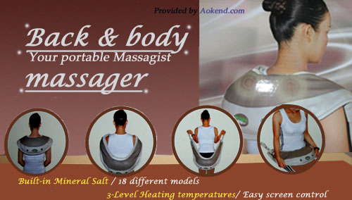 back body shoulder leg massage belt