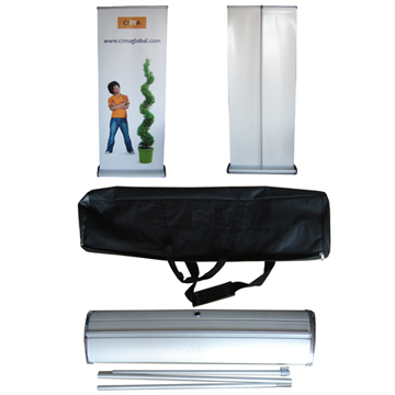 display roll up stand