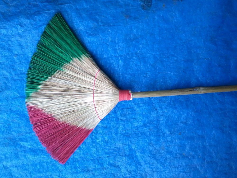 Home made Buri stem Broom