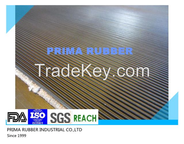 fine ribbed rubber mat, fine rib rubber mat