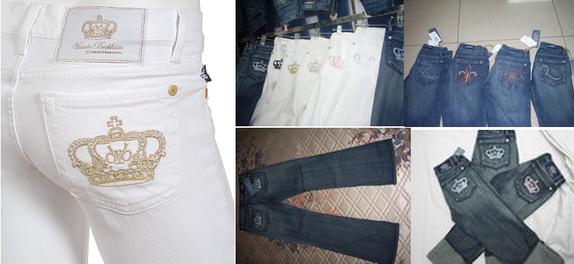 New style rock & republic of jeans with crown