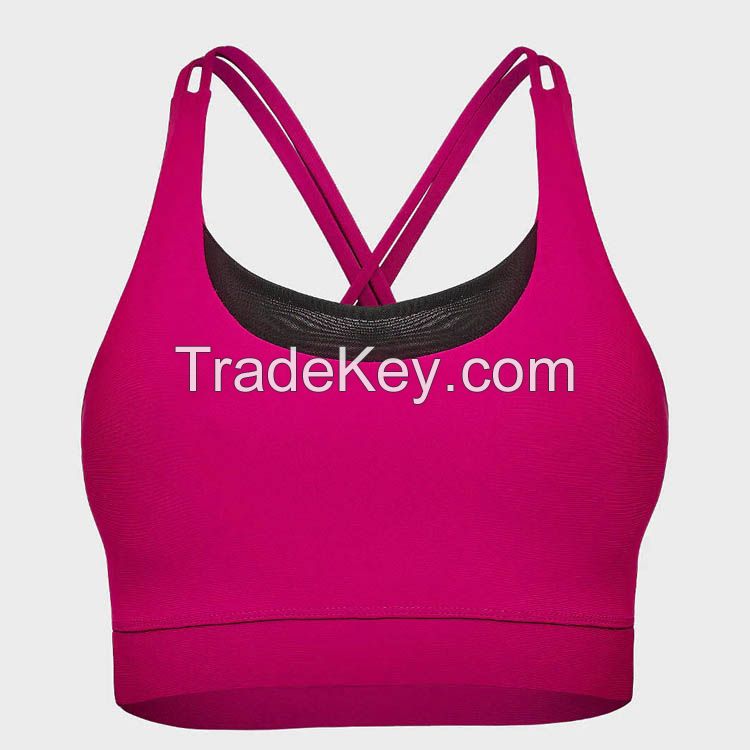 Sublimated Customized Fitness Sports Bras