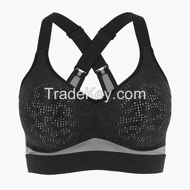 Sublimated Customized Fitness Sports Bras