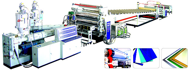 PP/PE/ABS/PMMA/PC/PS/HIPS Plastic Sheet Extrusion Line