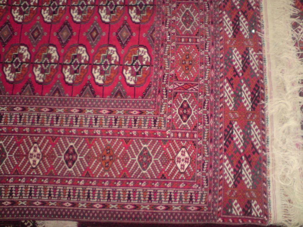 Turkmenian handmade carpet Bukhara