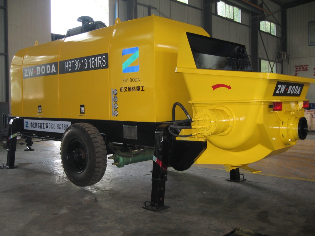 Towed Concrete Pump