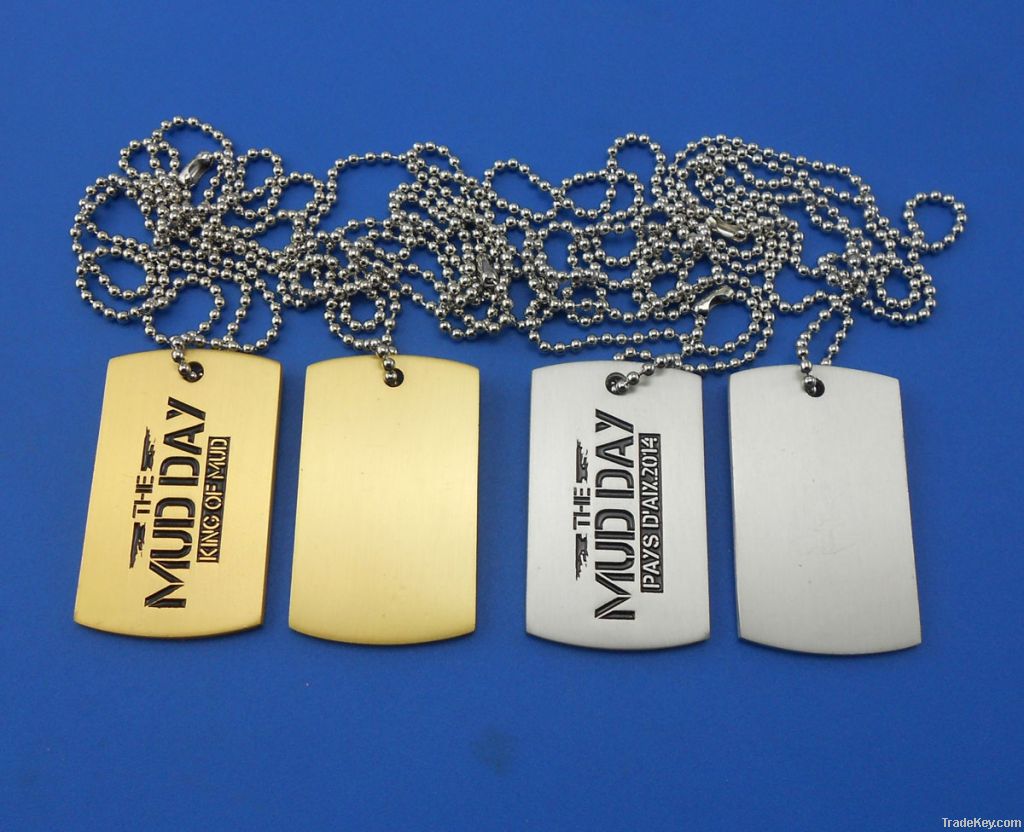 customized engraved military dog tag for people