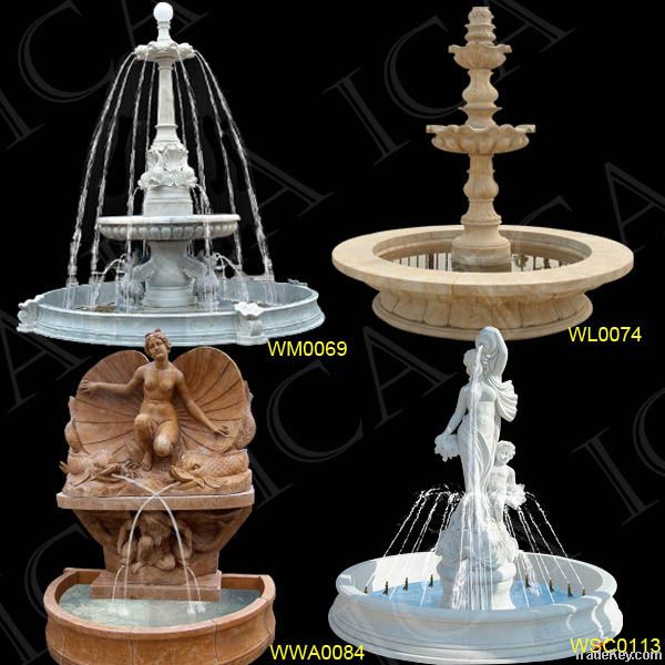 Marble Fountain, Fountain Sculpture, Garden Marble Fountain