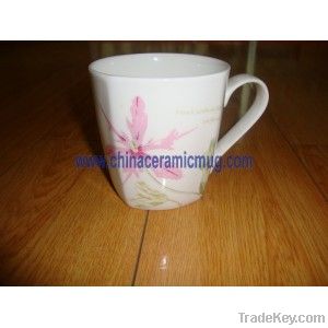 Light flower irregular mug