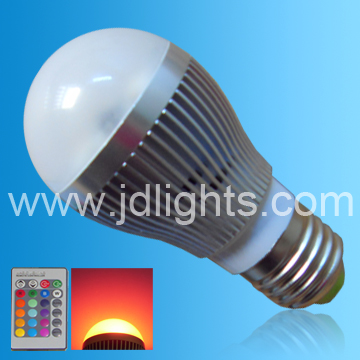 rgb dimmable bulb 3W