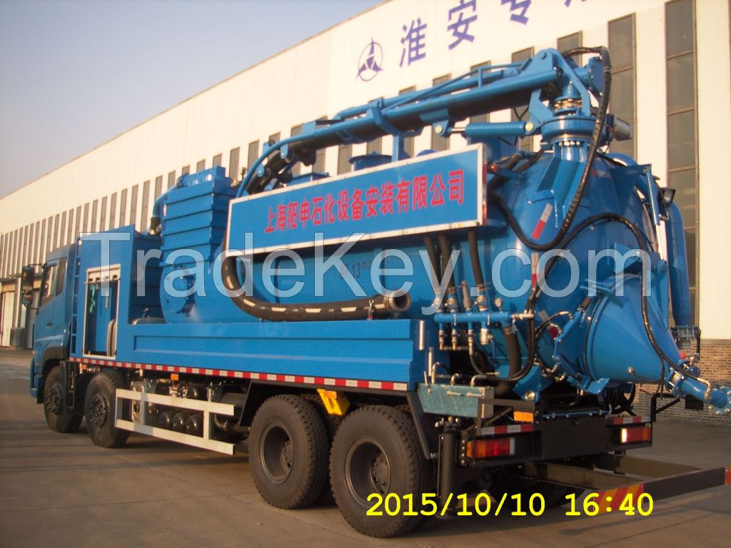 combination vacuum jetting truck