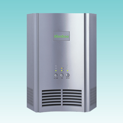 Household air purifier with HEPA, UV+TiO2, Ionizer