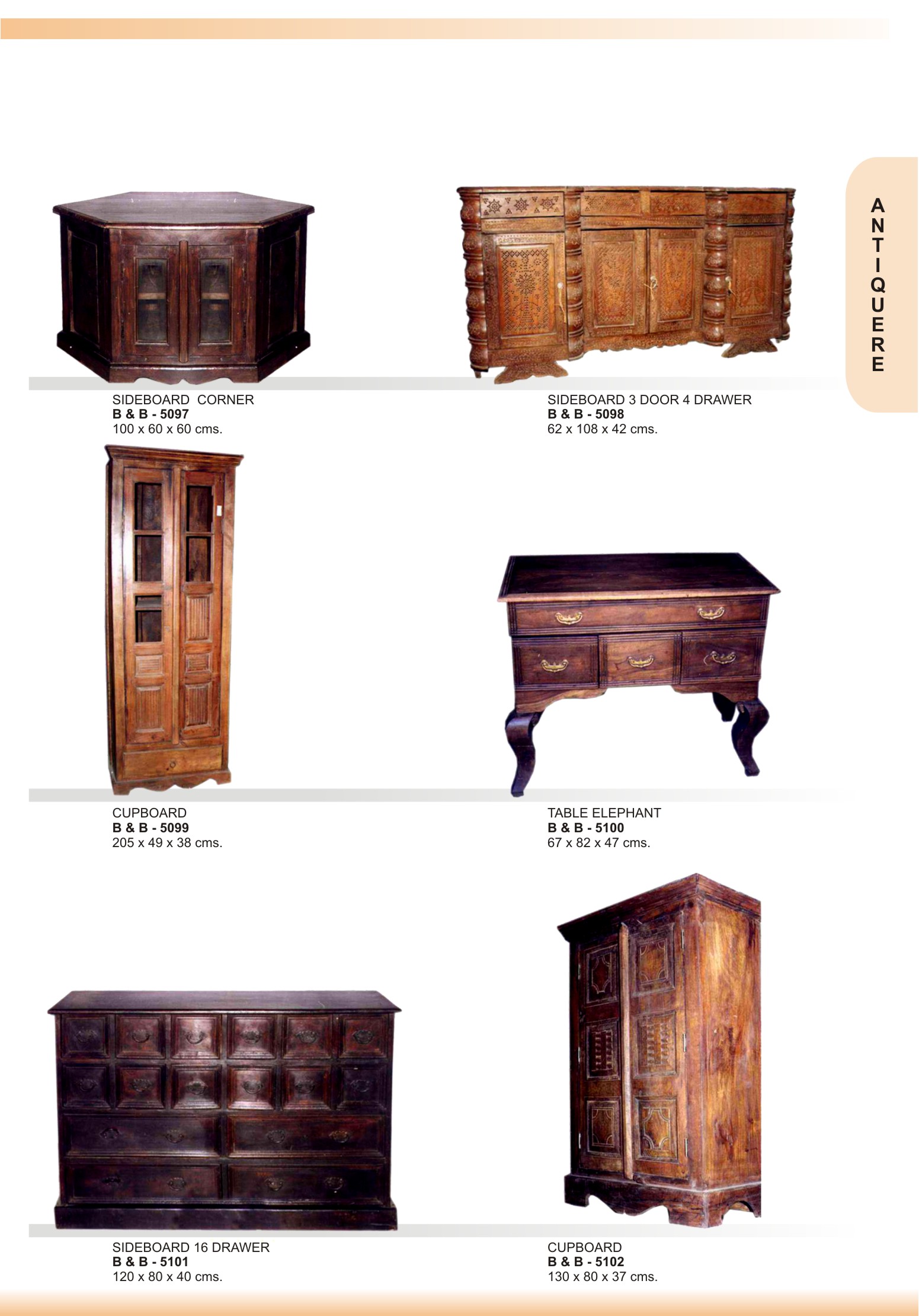 Antique furnitures & reproductive furnitures
