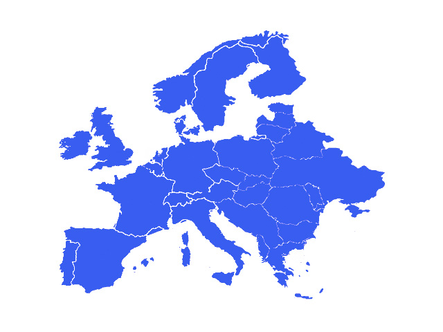 Full Europe gps map