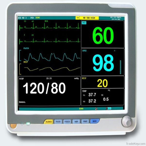 Multi-paras portable ICU , bed Patient monitor-JPD800B