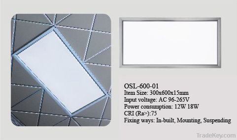 Energy Saving Ceiling LED Panel Light 300*600 180LED 20W 3 years warra