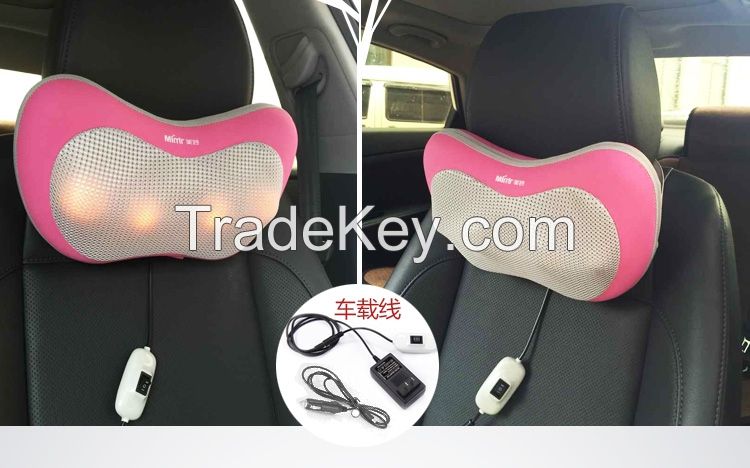 Mimir Mk-01 Shiatsu Pillow Massager With Heat (pink)- One Year Warranty