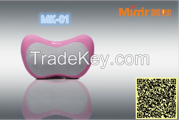 Mimir MK-01 Shiatsu Pillow Massager with Heat (Pink)- One Year Warranty