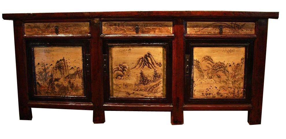Chinese Antique Long Cabinet/Sideboard