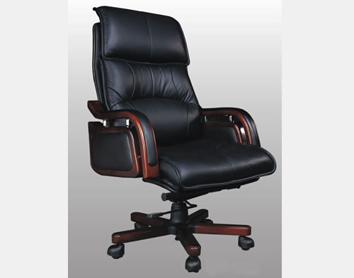 executive chair and desk