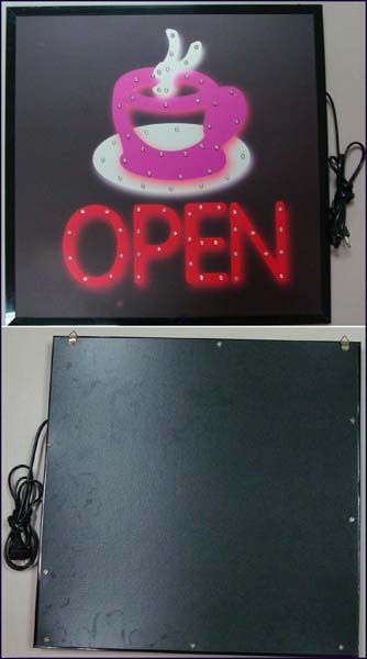 LED OPEN sign