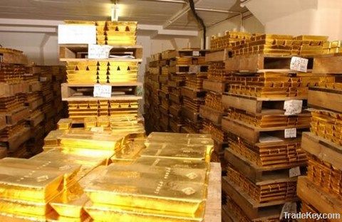 Gold in all forms, bars, bullion and dust