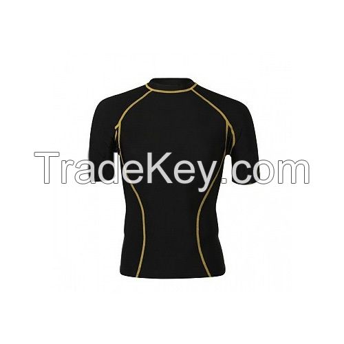 Mens compression half sleeve shirts/tops