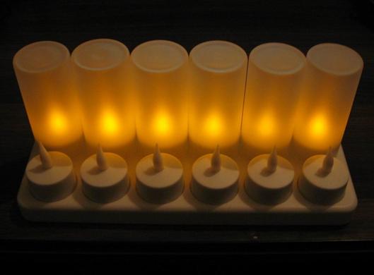 Rechargeable candle