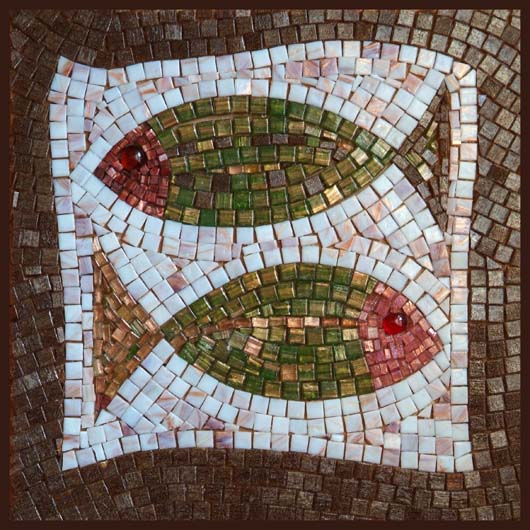 glass mosaic tiles