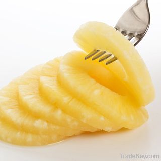 Canned pineapple in natural juice or Light Syrup